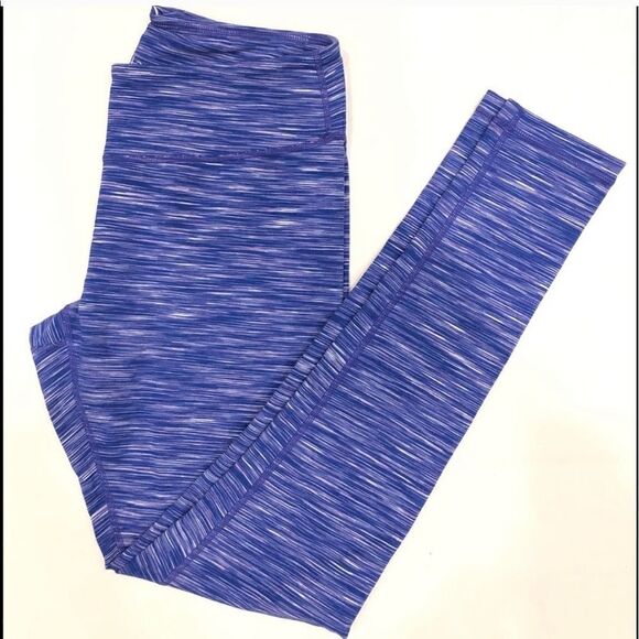 ZELLA LIVE IN PURPLE/BLUE HEATHER LEGGINGS M - Picture 2 of 5